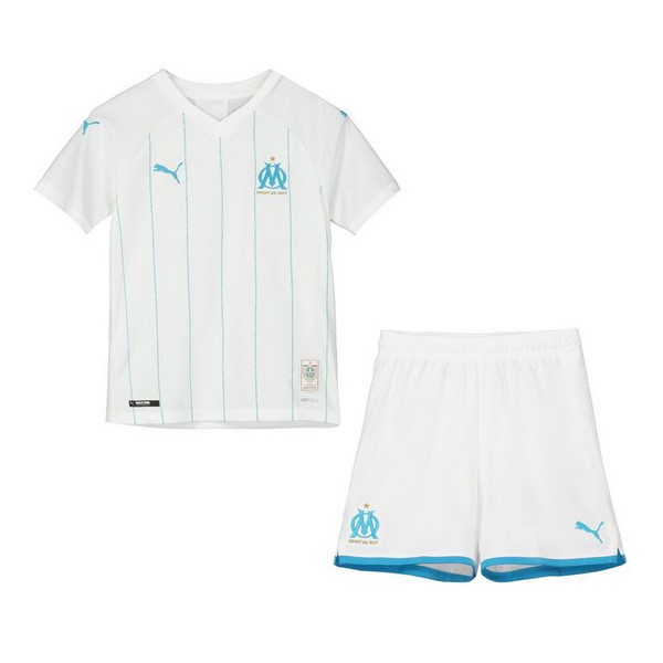 Camiseta Marsella 1ª Niño 2019 2020 Blanco